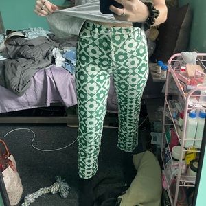 Pacsun Green and White mom jeans - Size 24 - brand new with tags